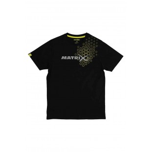 MATRIX HEX PRINT T-SHIRT BLACK