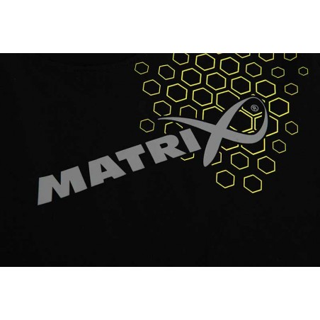 MATRIX HEX PRINT T-SHIRT BLACK